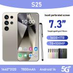 Hot Sale Original S25 5G Unlocked Android 14 Smartphone Decacore CPU HD Screen Spanish 16GB+1TB Memory Wholesale Price