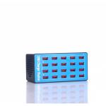 20-Port USB Charging Station 100W Desktop Phone Charger with QC2.0 ABS Material for Mobile Phone Multi Port USB Smart Charger