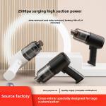 Car Vacuum Cleaner High Suction Lower Noise Blow Suction Cordless Handheld Vacuum Cleaner for Car Home
