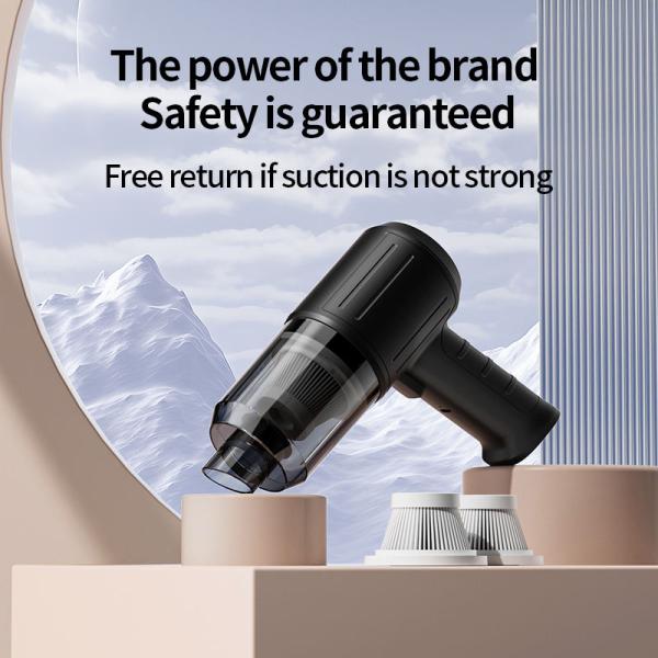 Car Vacuum Cleaner High Suction Lower Noise Blow Suction Cordless Handheld Vacuum Cleaner for Car Home