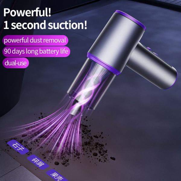 2025 Newest Rechargeable Auto Portable Vacuum Cleaner for Car Wireless Handheld Vacuum Cleaner Strong Power Cleaner for Home
