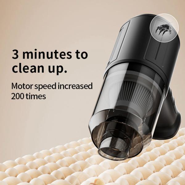 Car Vacuum Cleaner High Suction Lower Noise Blow Suction Cordless Handheld Vacuum Cleaner for Car Home