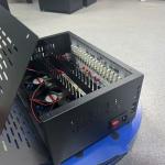 Mobile Phone Motherboard Box PHONE FARM BOX WITH OTG Ethernet Smartphone Farming Chassis Click Farm